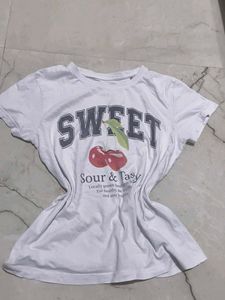 Sweet Sour & Tasty Cherry Graphic T-Shirt