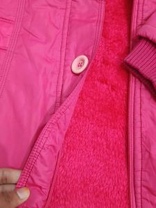 Pink Casual Jacket