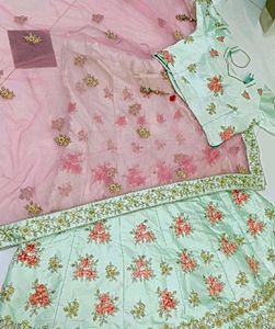 Floral Embroidered Lehenga Choli Set