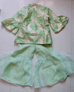 Mint Green Gharara Set