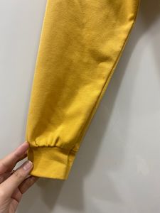 Women’s Mustard Yellow Crop Top With Cap