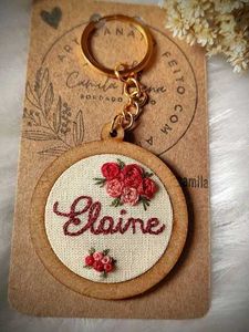 Hand Embroidered Keychains