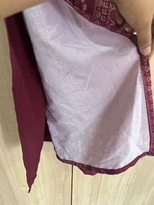 Elegant Maroon Rayon Kurti