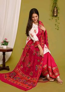 Kurti Skirt with Dupatta