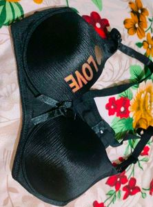Black Padded Bra