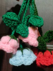 Bell flower keychains  bag charms