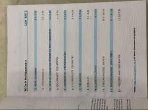 MCQs in Mathematics for Class X