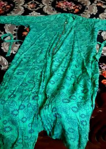 Floral Print Bomber Jacket Kurti For Women