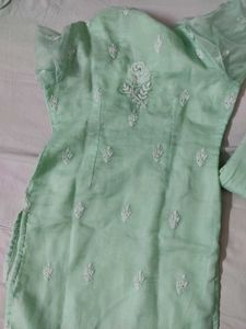 Mint Green Chikankari Suit Set