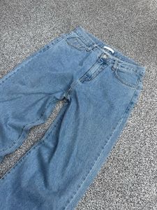 Light Wash Wide Leg Jeans