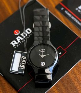 Elegant Black Rado Jubilee Watch