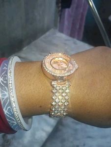 Sparkling Rose Gold Watch