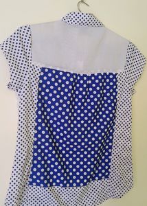 Blue and white Shirt