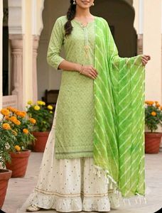 kurta sarara dupatta set