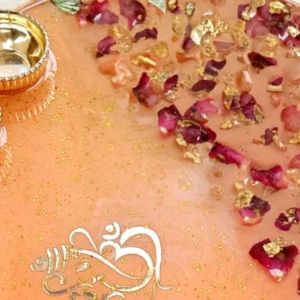 Decorative Pooja Thali Plate