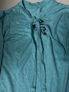 Teal Blue top