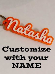 Customizable Name keychain Set Of 2