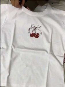 Cute Cherry Graphic Crop Top
