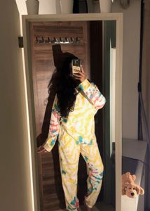 Tie-Dye Oversized Pajama Set