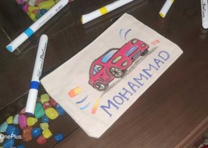 Customized Pouch with Car Design