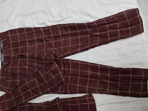 Men's Plaid Suit Set