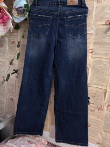 Dark Wash Wide Leg Jeans