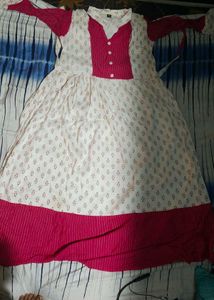 Yellow &amp; White&amp;Red Dress