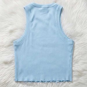 GTG Star Ribbed Crop Tank