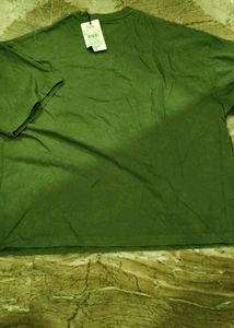 Olive Green Oversized T-Shirt M to L size