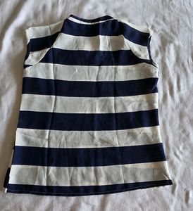 Classic Navy &amp; White Striped Top