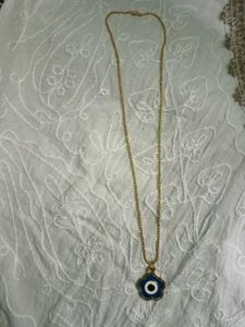 Evil Eye Flower Pendant Necklace