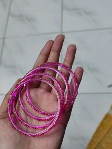 Beautiful Set of Pink Bangles(12)