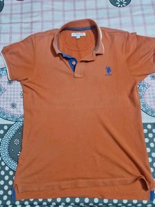 U.S. Polo Assn. Orange Pol