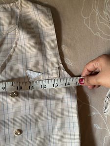 Plaid Vest and Pants Set