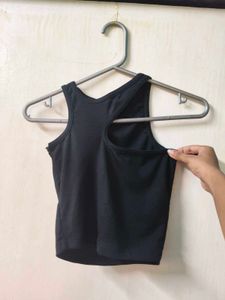 Stylish Crop top one shoulder cutout