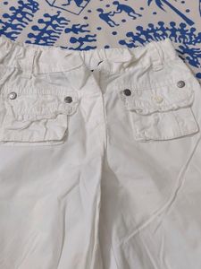 White Pants| 12-18 Months Old.  Can Be Adjusted.