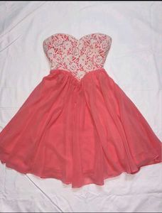 lace corset sweetheart neckline dress 🎀