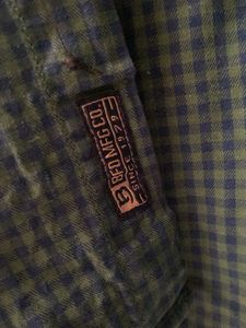 Green Checkered Button-Up Shirt