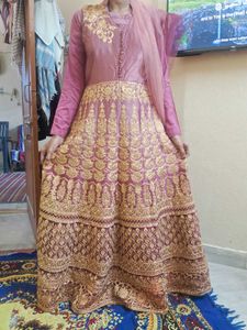 Elegant heavy Gown with Dupatta
