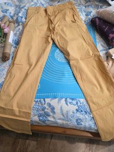 Comfortable Beige Ethnic Pants