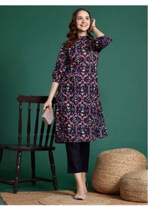 Stylish Printed Kurta with Pants