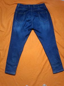 Men's Blue Stretchable Jeans - Size 36