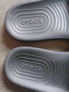CROCS Black Sliders