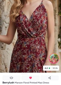 Boho Floral Print Maxi Dress