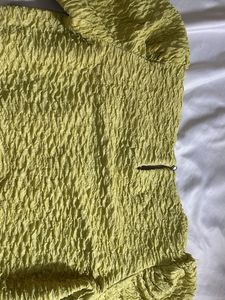 Textured Puff Sleeve Top
