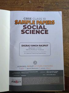 CBSE Class 10 Social Science Sample Papers