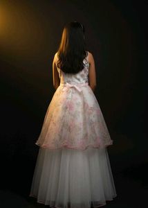 Floral Girls' Party Dress