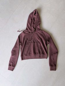 Maroon Oversized Hoodie