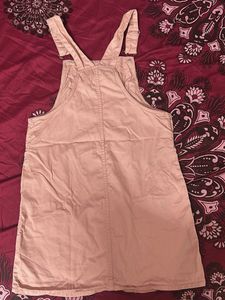 Cute Pink Pinafore Dress