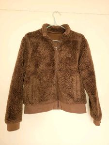 Cozy Brown Teddy Fleece Jacket